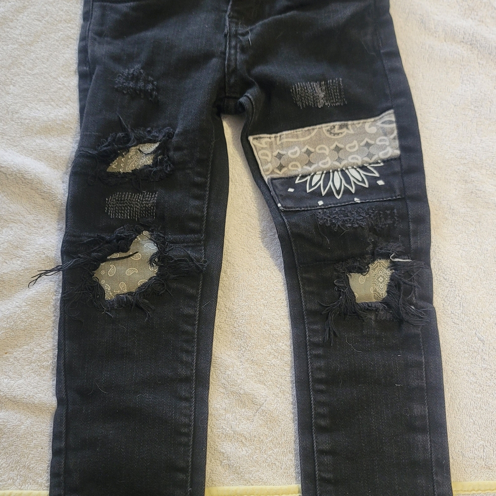 Haus Of Jr Sirius Black Denim Skinny Jeans - Kids